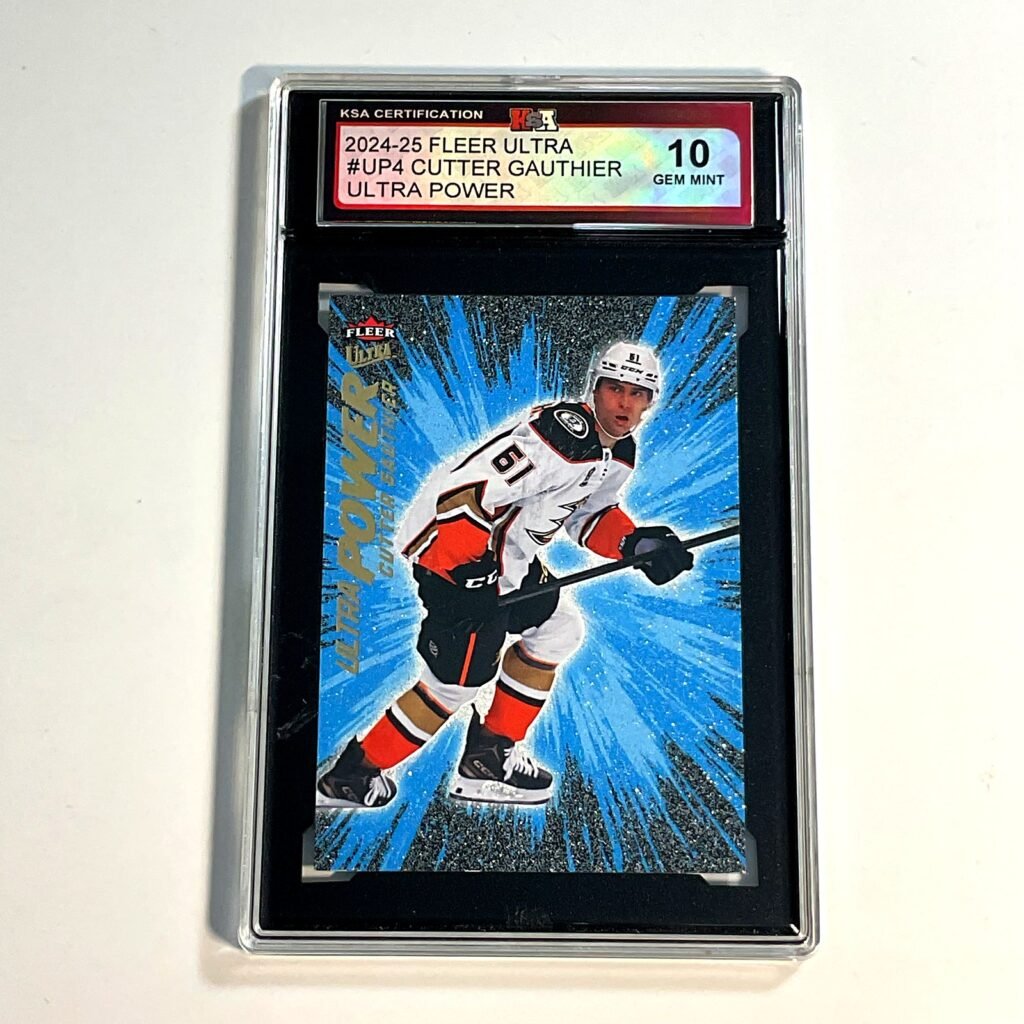 2024-25 Fleer Ultra Cutter Gauthier #UP4 Ultra Power KSA 10