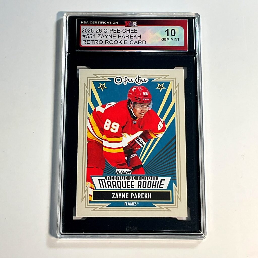2025-26 O-Pee-Chee Zayne Parekh #551 Retro Rookie Card KSA 10