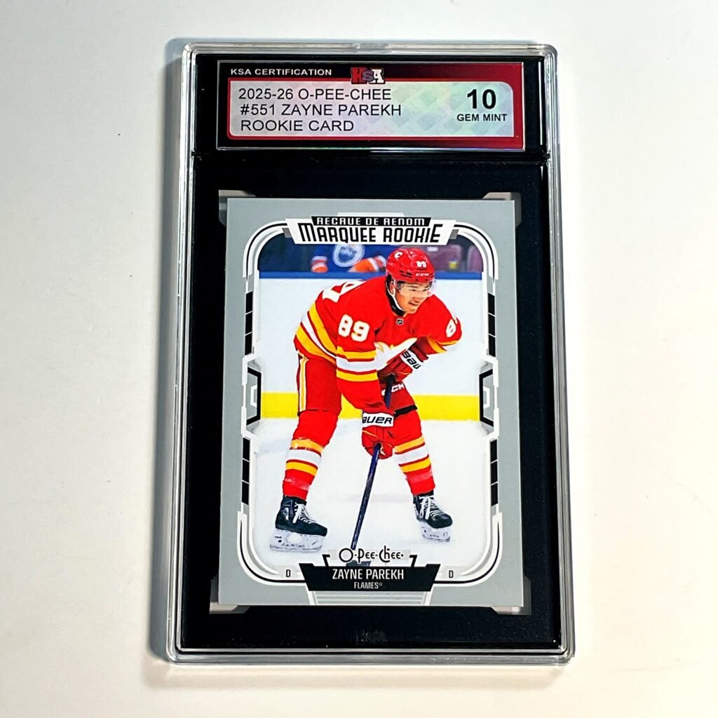 2025-26 O-Pee-Chee Zayne Parekh #551 Rookie Card KSA 10