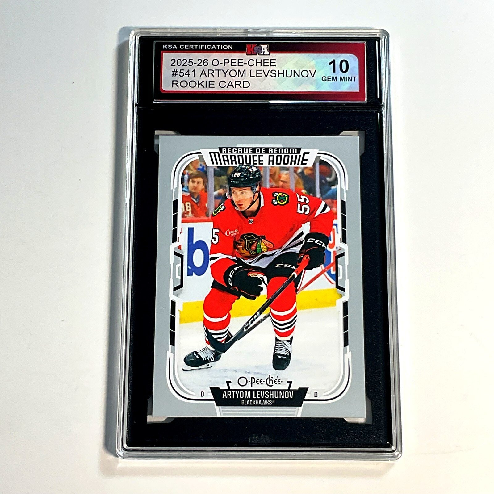 2025-26 O-Pee-Chee Artyom Levshunov #541 Rookie Card KSA 10