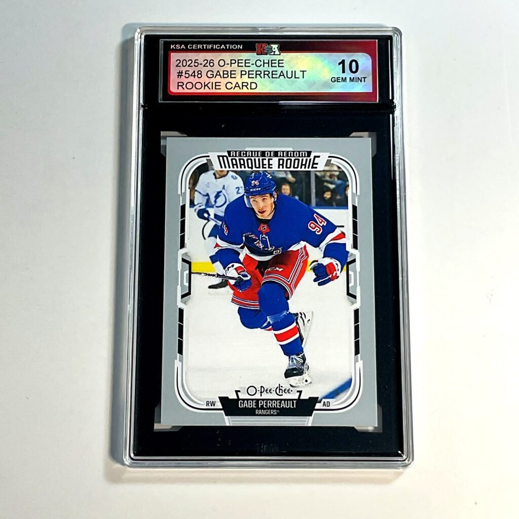 2025-26 O-Pee-Chee Gabe Perreault #548 Rookie Card KSA 10