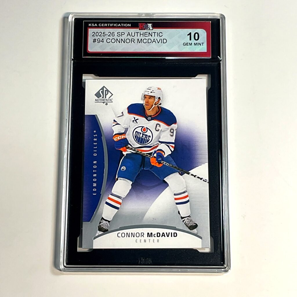 2025-26 SP Authentic Connor McDavid #94 KSA 10