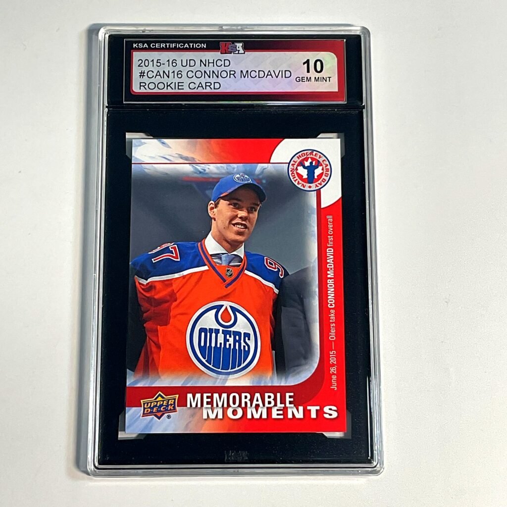 2015-16 UD NHCD Connor McDavid #CAN16 Rookie Card KSA 10