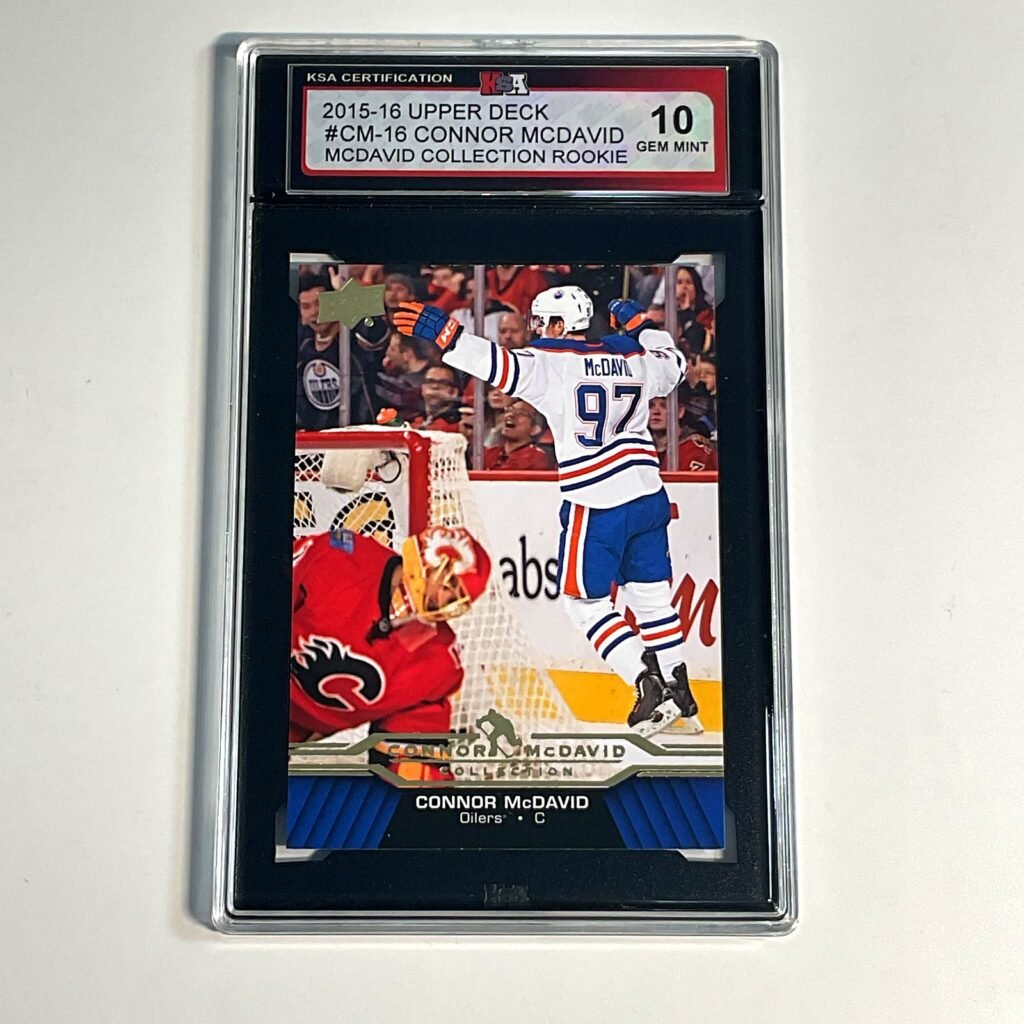 2015-16 Upper Deck Connor McDavid #CM-16 McDavid Collection Rookie KSA 10