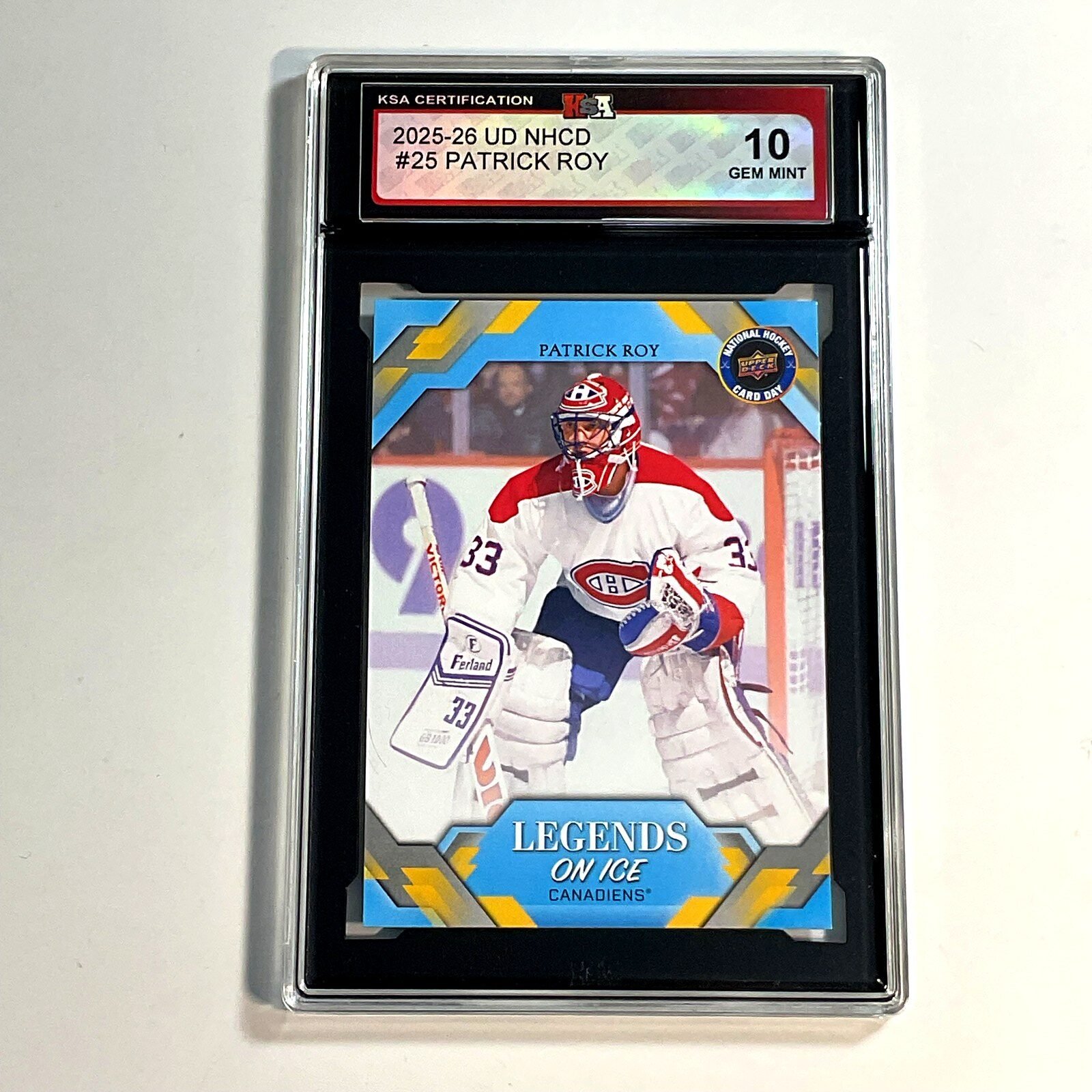 2025-26 UD NHCD Patrick Roy #25 KSA 10