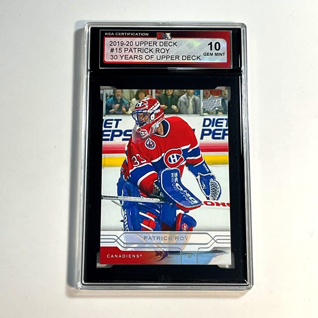 2019-20 Upper Deck Patrick Roy #15 30 Years of Upper Deck KSA 10