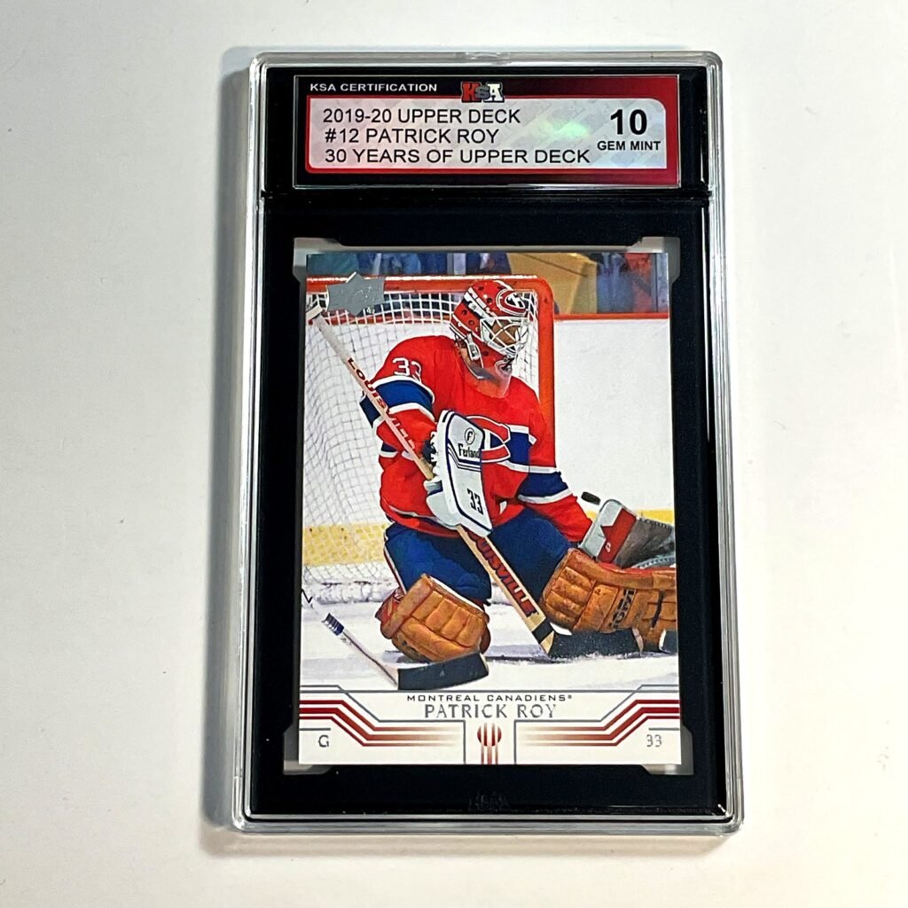2019-20 Upper Deck Patrick Roy #12 30 Years of Upper Deck KSA 10