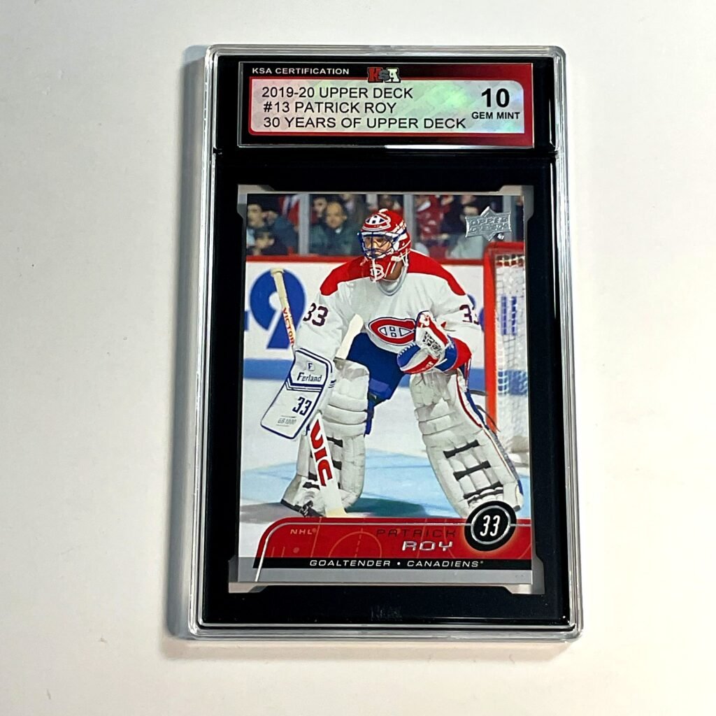 2019-20 Upper Deck Patrick Roy #13 30 Years of Upper Deck KSA 10