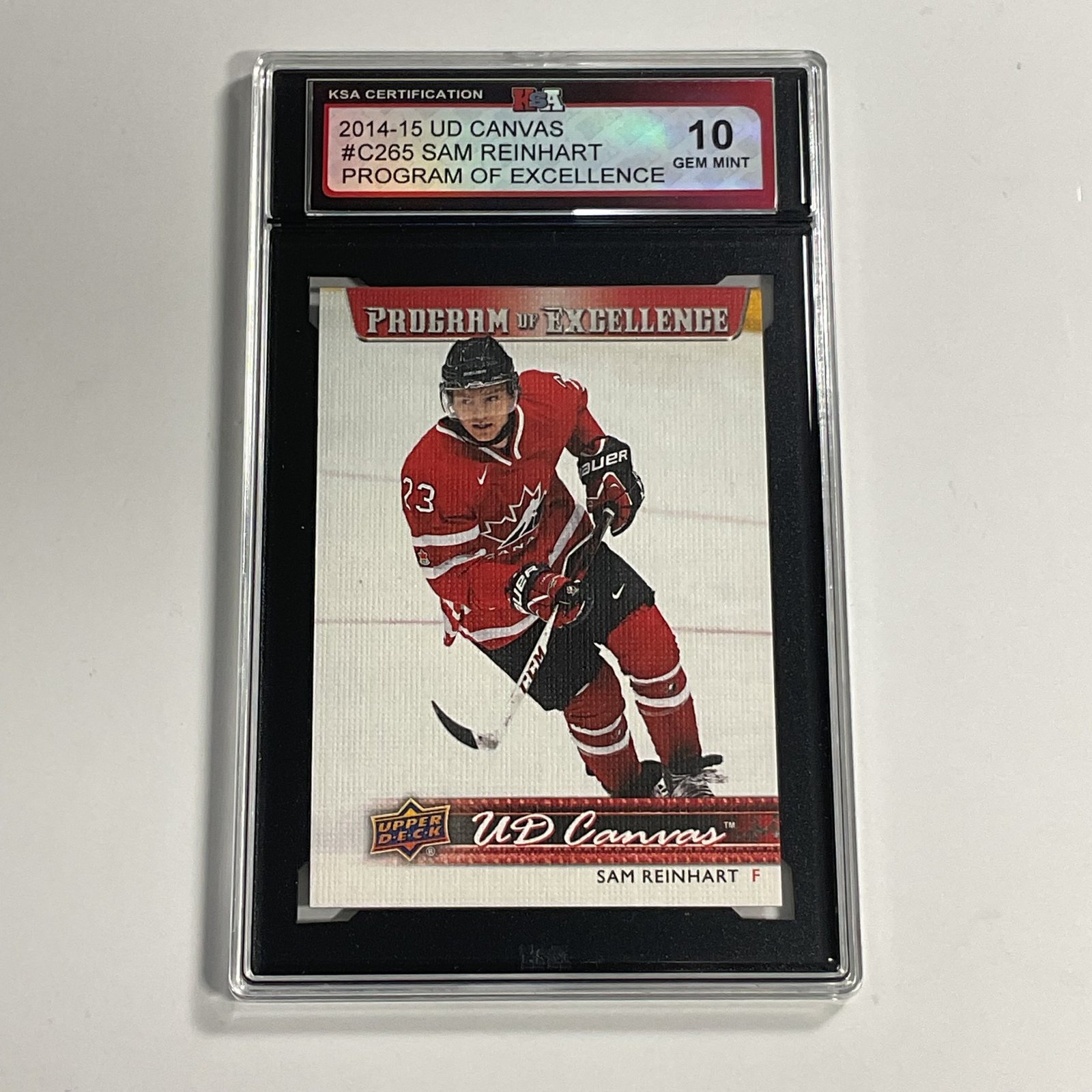 2014-15 UD Canvas Sam Reinhart #C265 Program of Excellence KSA 10