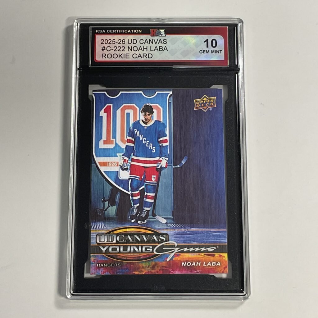 2025-26 UD Canvas Noah Laba #C-222 Young Guns Canvas Rookie KSA 10