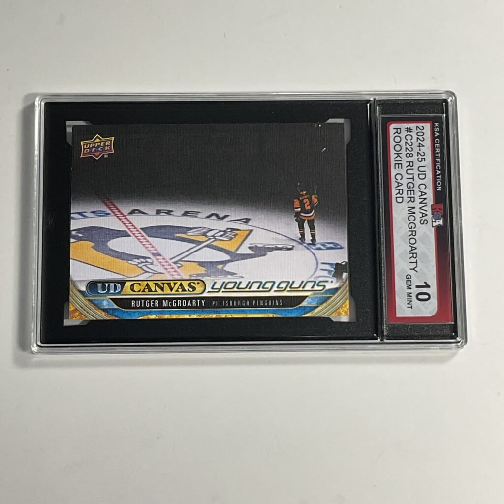 2024-25 UD Canvas Rutger McGroarty #C228 Young Guns Canvas Rookie KSA 10