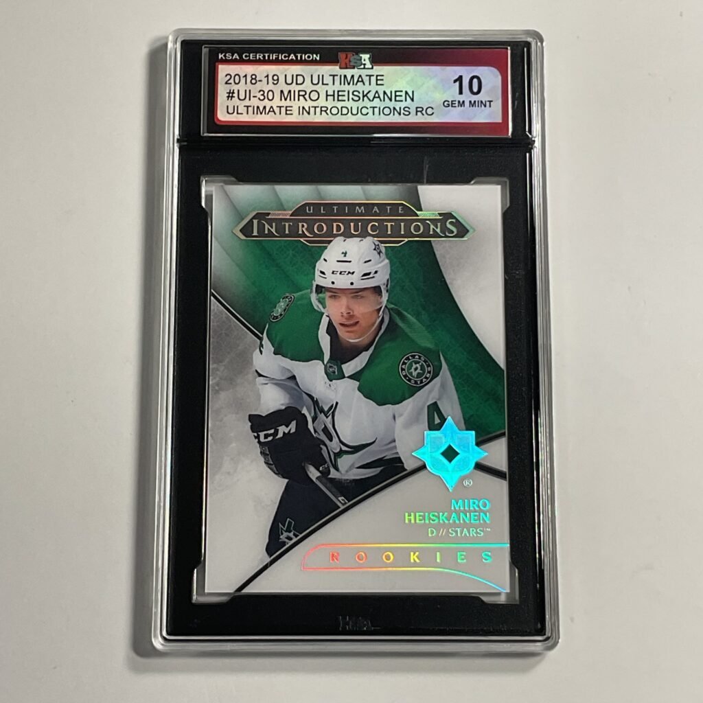 2018-19 UD Ultimate Miro Heiskanen #UI-30 Ultimate Introductions RC KSA 10