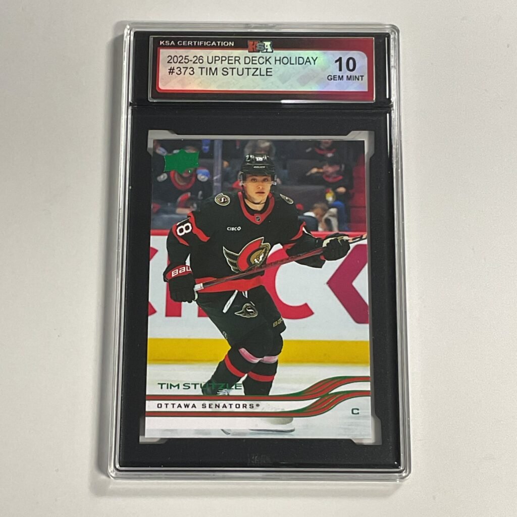 2025-26 Upper Deck Holiday Tim Stutzle #373 KSA 10