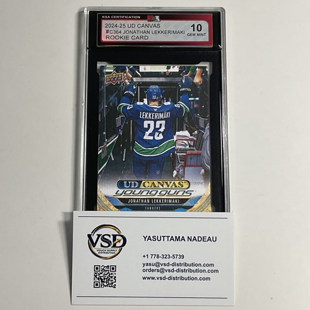 2024-25 UD Canvas Jonathan Lekkerimaki #C364 Young Guns Canvas Rookie KSA 10