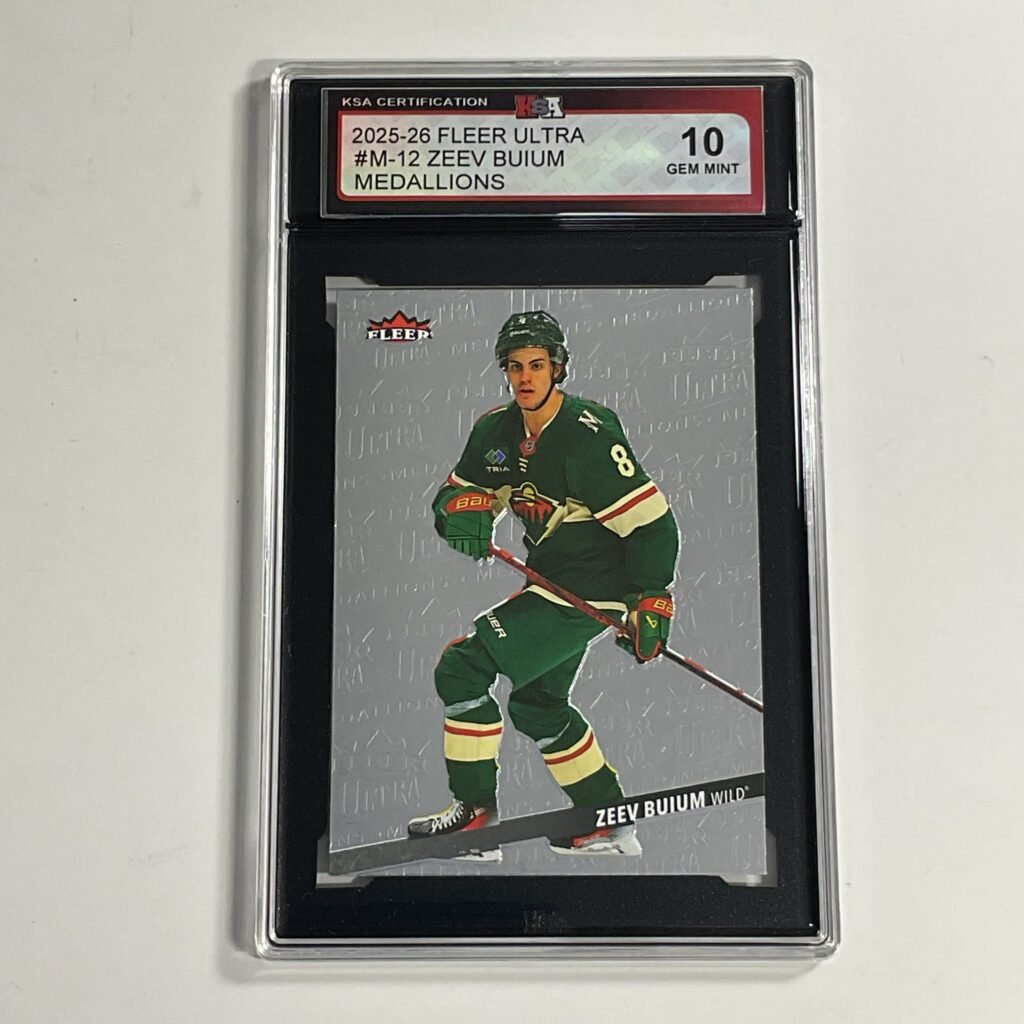 2025-26 Fleer Ultra Zeev Buium #M-12 Medallions KSA 10